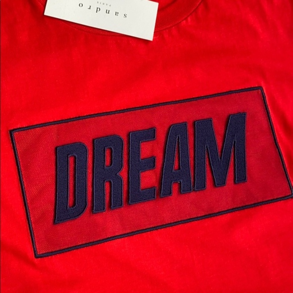 SANDRO DREAM GRAPHIC TEE NWT